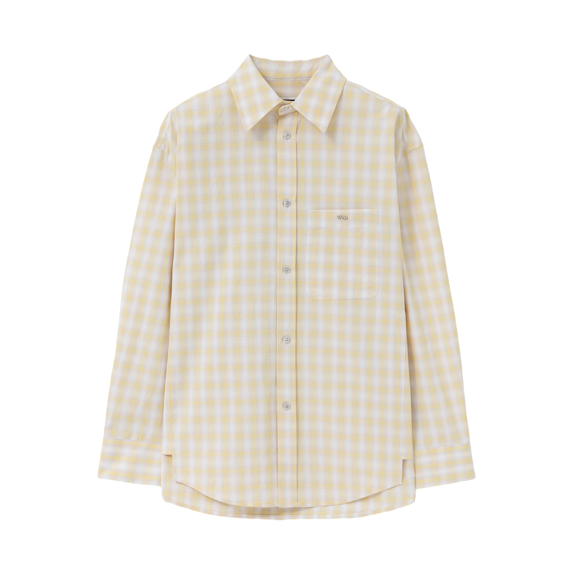 M261SH09858Y (W) Wooyoungmi Check Shirt Yellow - 26SS