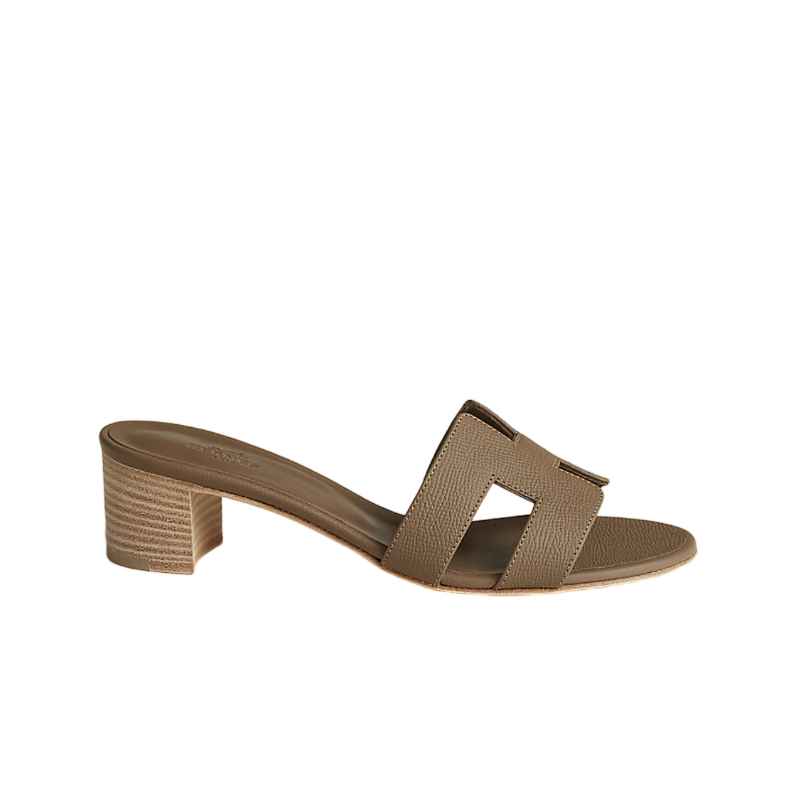 H151215ZX3 (W) Hermes Oasis Sandal Epsom Calfskin & Etoupe