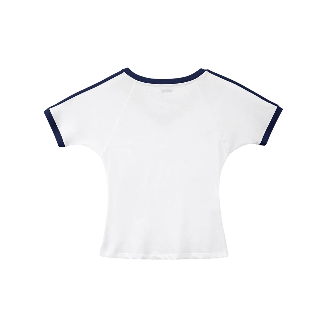 라츠유 브이 넥 링거 티셔츠 네이비(LOTS YOU V neck Ringer T-shirts Navy) - 2