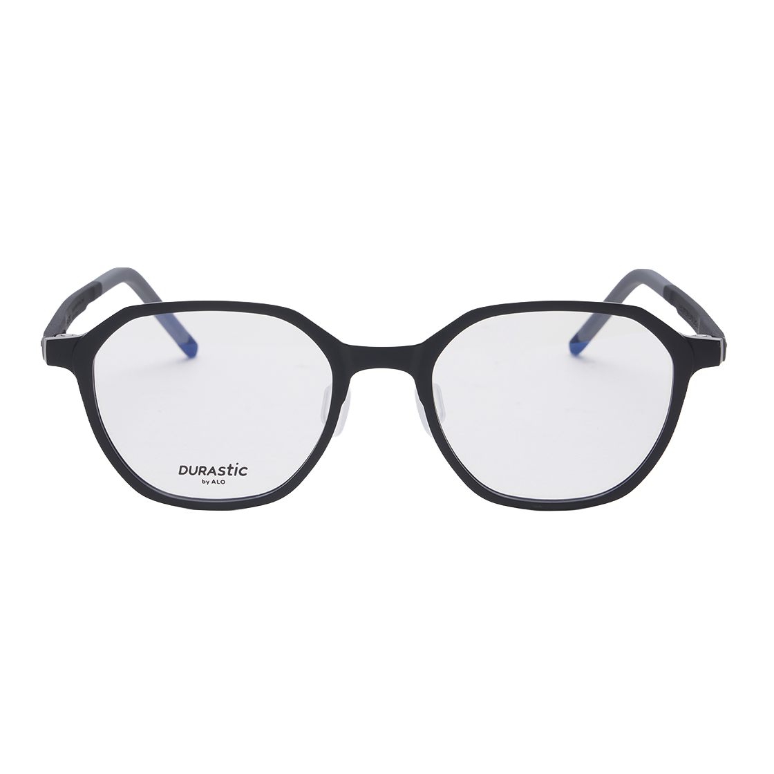 알로아이웨어 [DURASTIC] DRG5601 0909M 스퀘어 판토 실리콘 안경테 블랙(ALO EYEWEAR [DURASTIC] DRG5601 0909M Square Panto Silicone Glasses Frame Black)