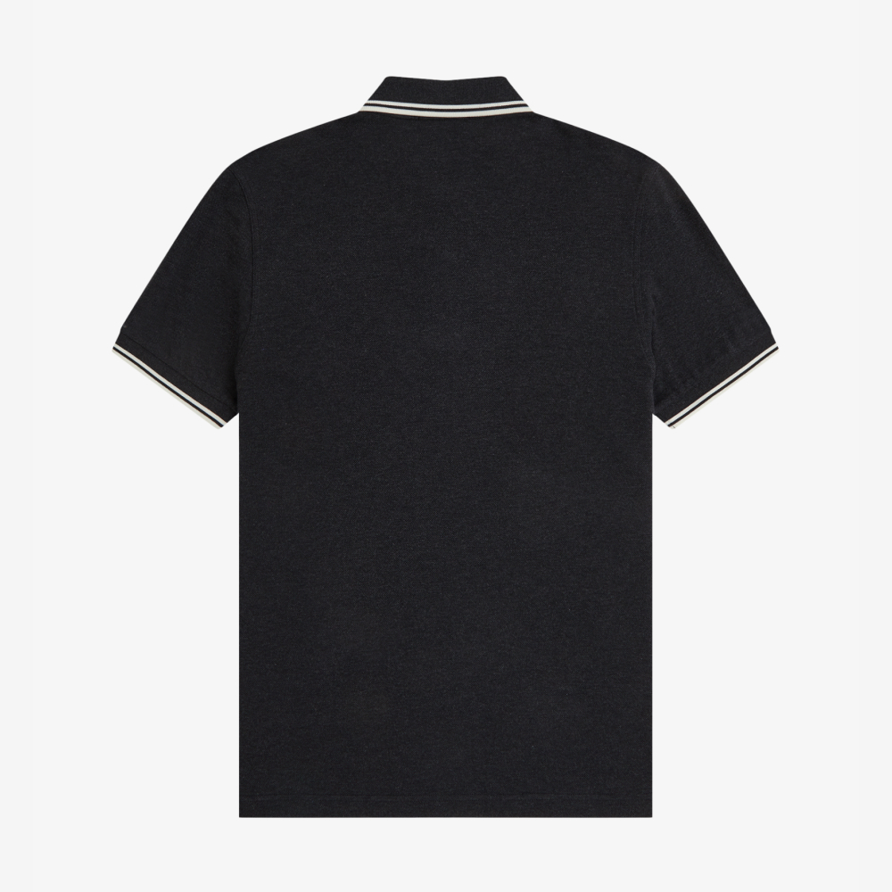 프레드페리 M3600 트윈 팁 프레드페리 셔츠 차콜말 에크루(Fred Perry M3600 Twin Tipped Fred Perry Shirt Charcoal Marl Ecru) - 6