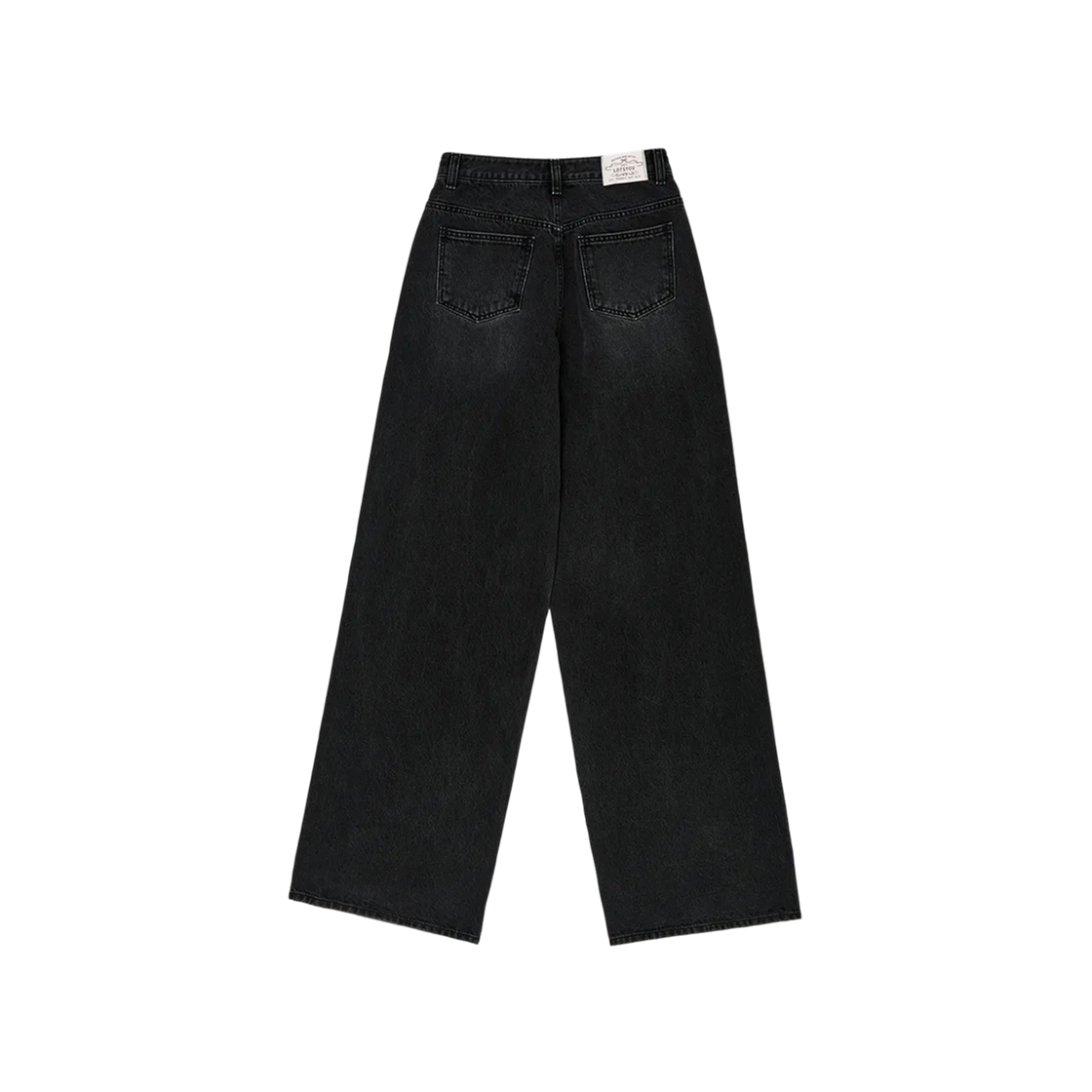 라츠유 트윙클 데님 팬츠 블랙(LOTS YOU Twinkle Denim Pants Black) - 2