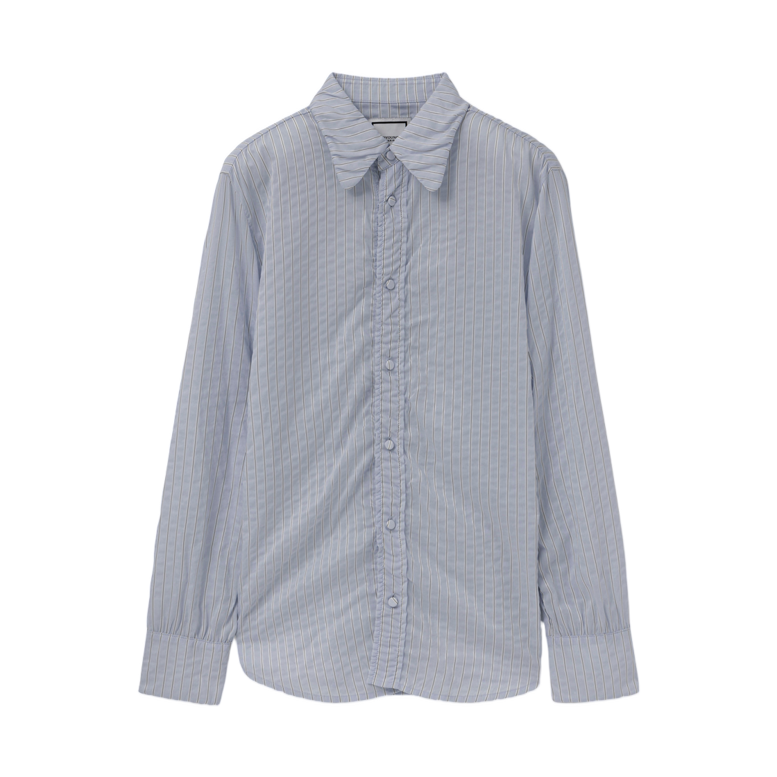 M261SH05941L (W) Wooyoungmi Seersucker Textured Shirt Blue - 26SS