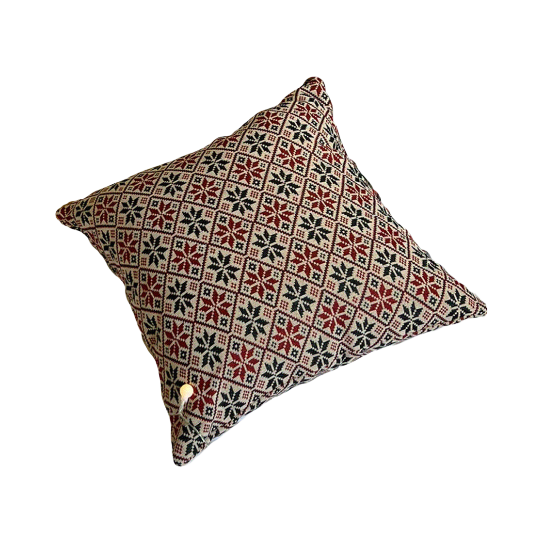 무성화 크리스마스 눈꽃 쿠션커버 50x50cm(MUSEONGHWA Christmas Snowflake Cushion Cover 50x50cm) - 1
