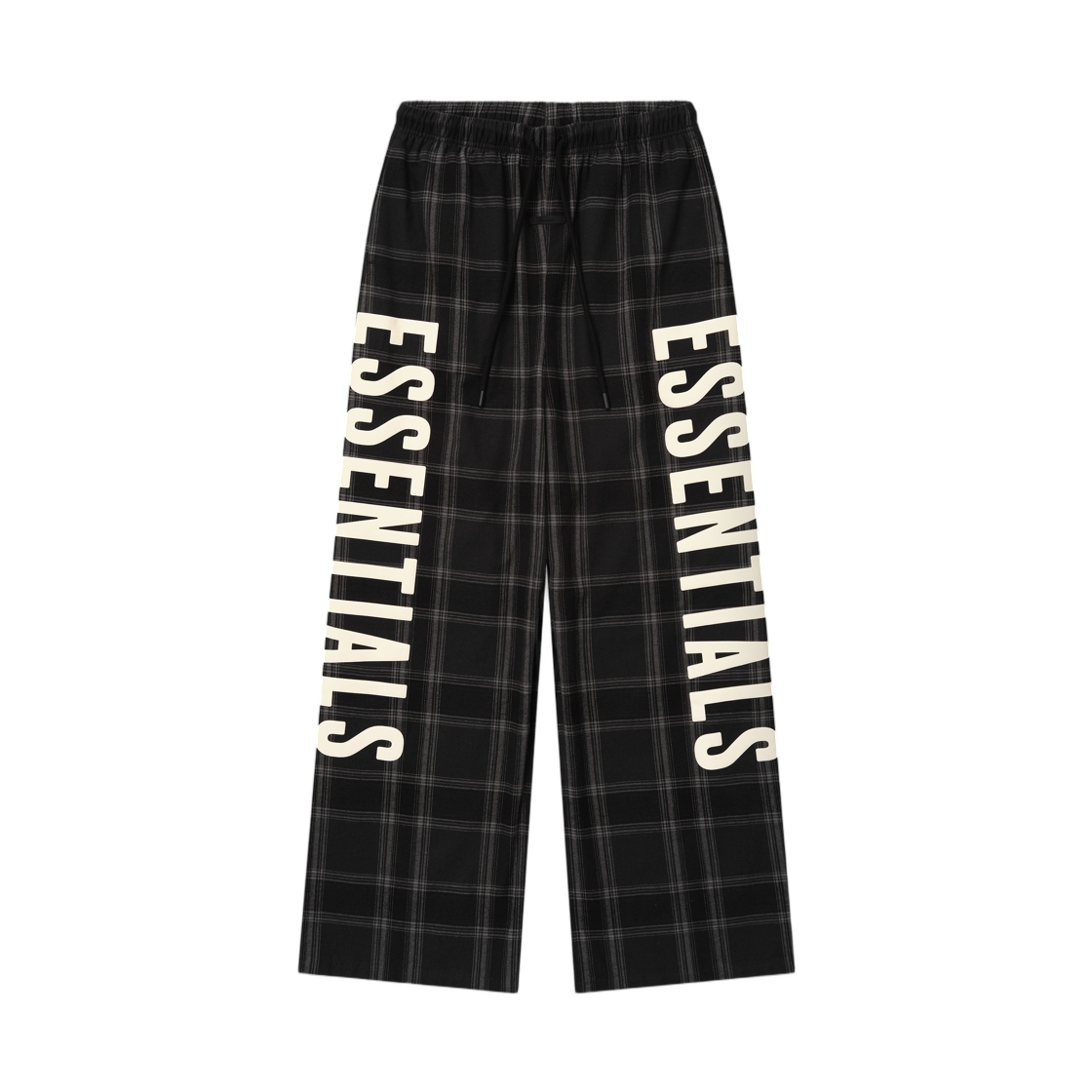- Essentials Flannel Lounge Pant Vintage Black Plaid - 26SS