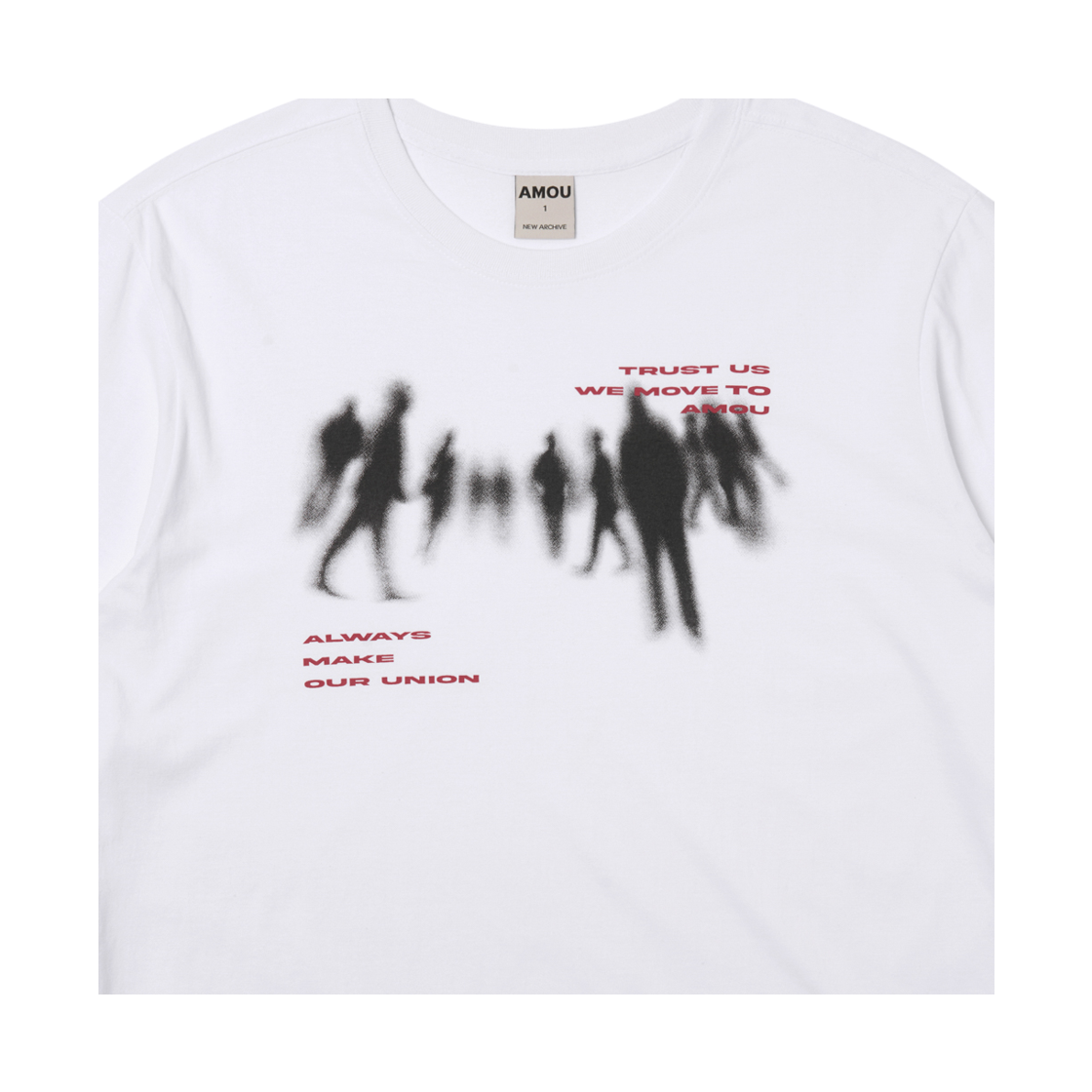 아모우 크라우드 롱슬리브 화이트(AMOU Crowd Long Sleeve White) - 3