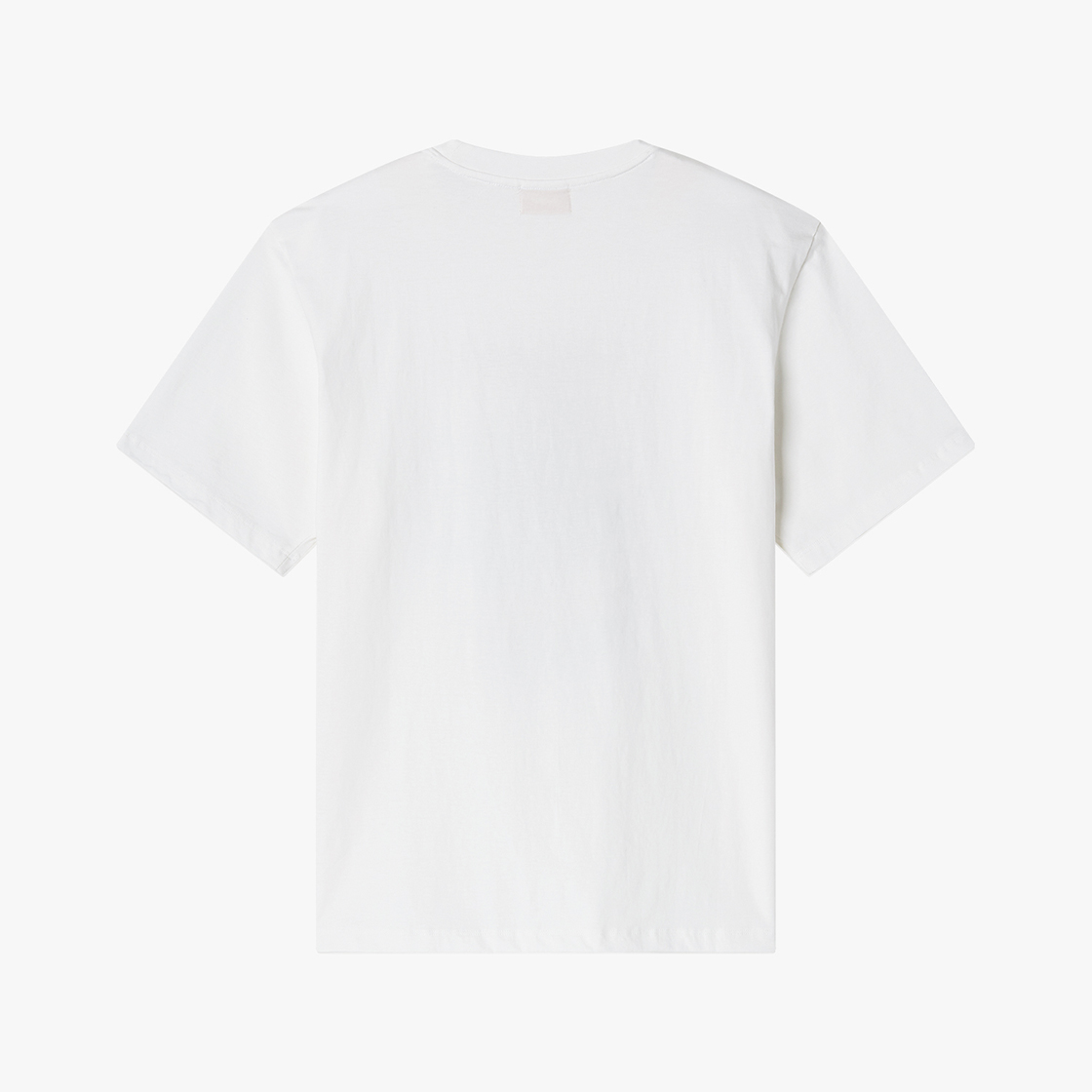 스트레인저 릴렉스 핏 레이서 코튼 티셔츠 화이트(Stranger Relaxed Fit Racer Cotton T-Shirt (White)) - 2