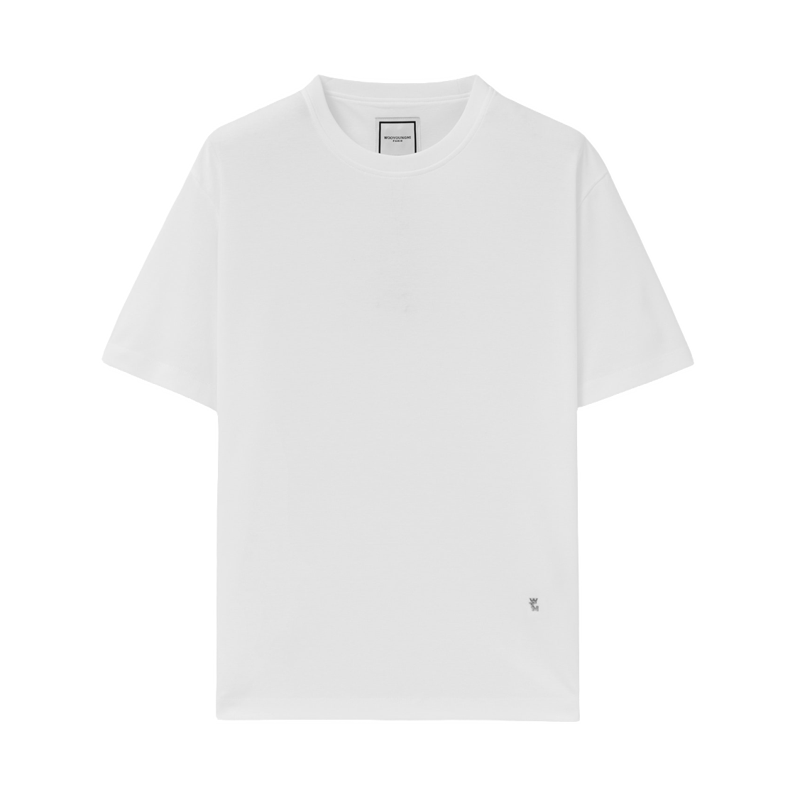 W263TS03714W Wooyoungmi Slim Fit Cotton T-Shirt White - 26FW