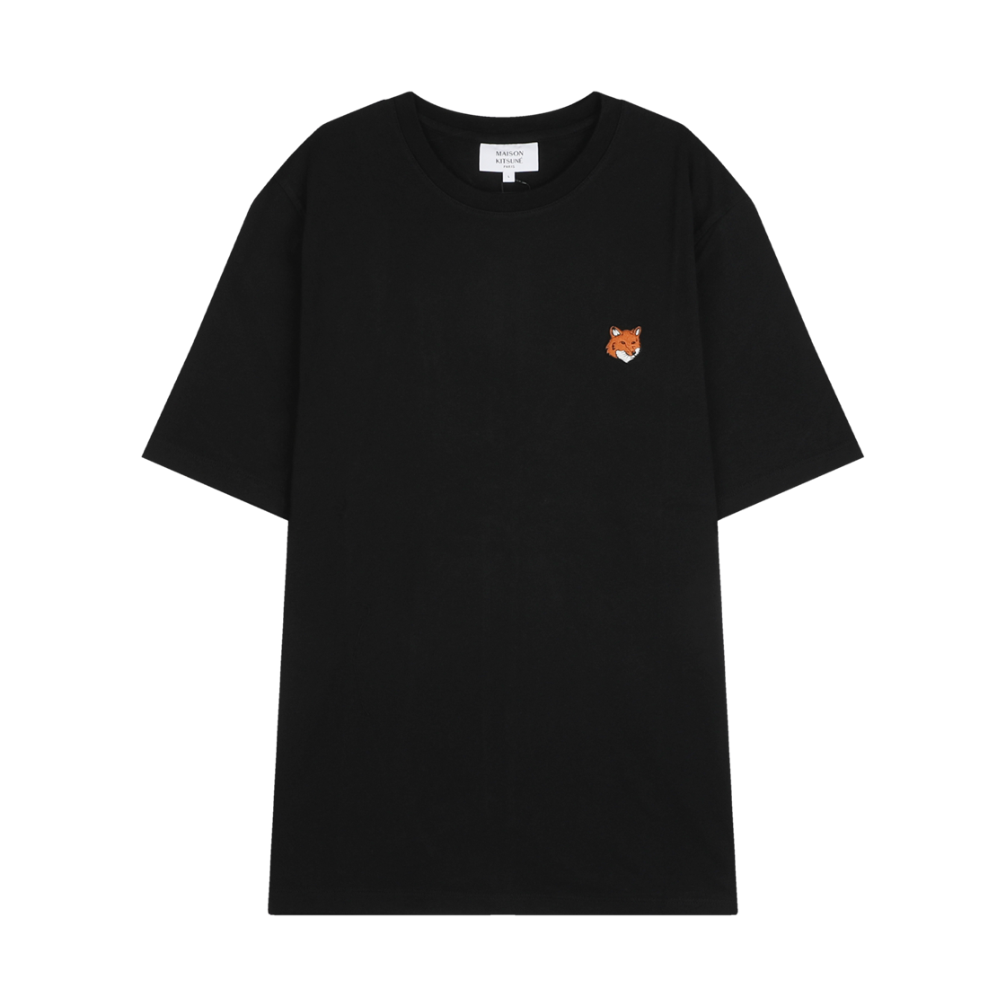 [25% 쿠폰] 메종 키츠네 폭스 헤드 레귤러 티셔츠 블랙([25% 쿠폰] Maison Kitsune Fox Head Regular T-Shirt Black) - 1