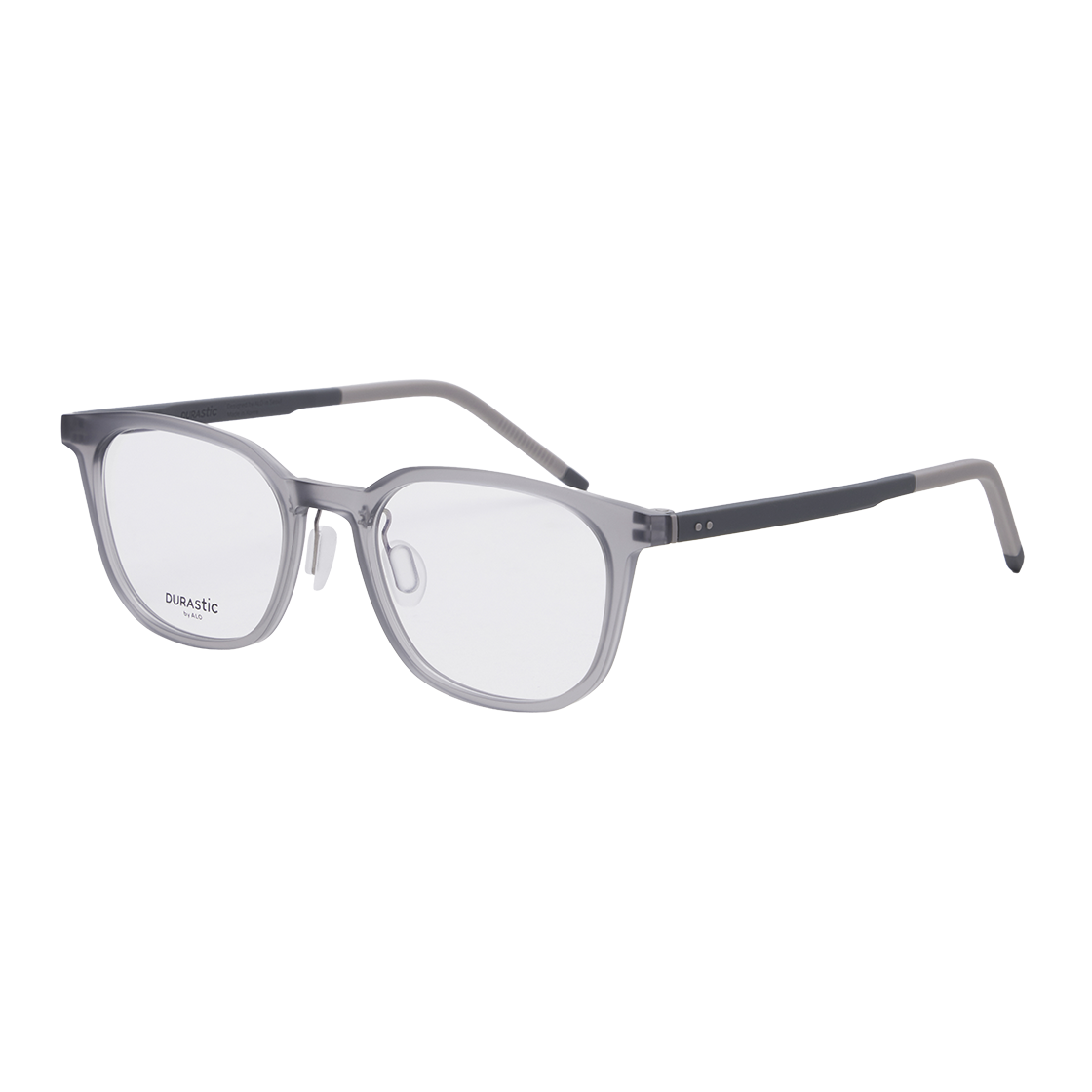알로아이웨어 [DURASTIC] DRG5603 1010M 웰링턴 스퀘어 실리콘 안경테 그레이(ALO EYEWEAR [DURASTIC] DRG5603 1010M Wellington Square Silicone Glasses Frame Gray) - 2