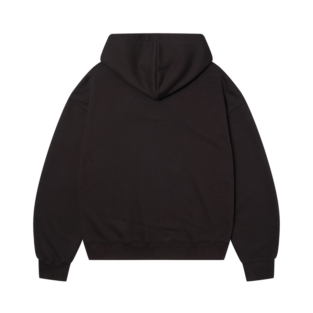 아모우 라이언 후디 집업 블랙(AMOU Lion Hoodie Zip-up Black) - 2