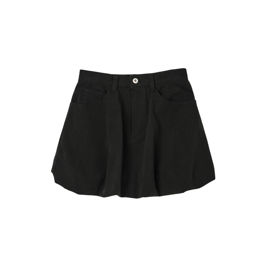 라츠유 크런치 벌룬 스커트 블랙(LOTS YOU Crunchy Balloon Skirt Black)