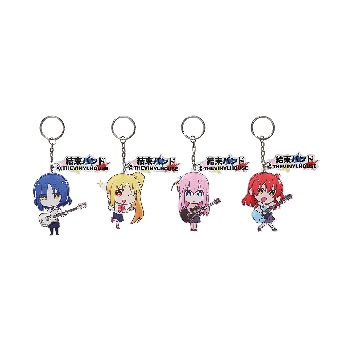[KREAM 단독] 더바이닐하우스 x 봇치 더 록! 케소쿠 아크릴 키링 레드([KREAM 단독] Thevinylhouse x Bocchi the Rock! Kessoku Acrylic Key Ring Red) - 4