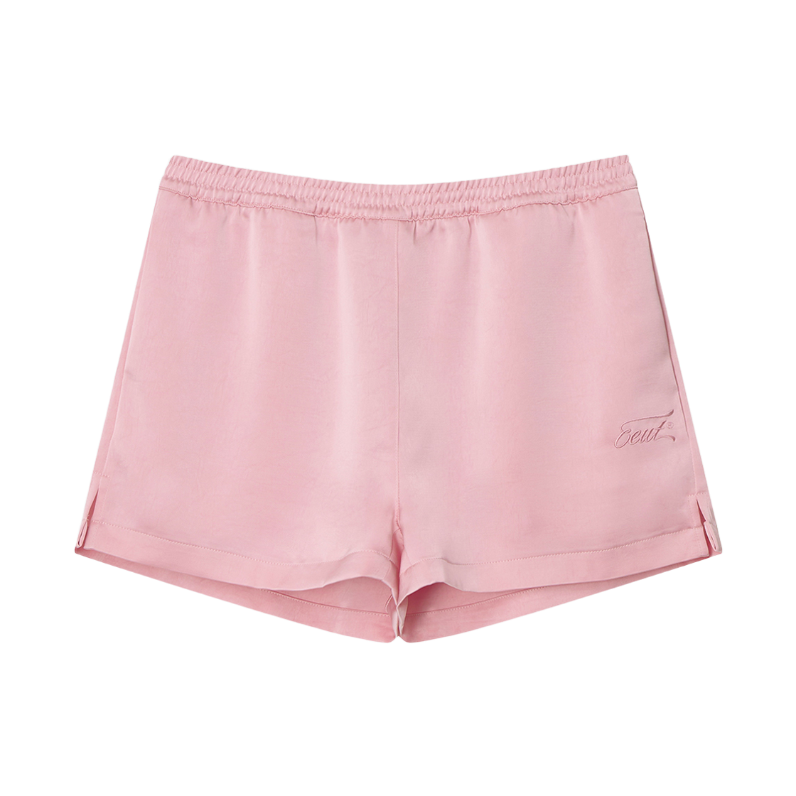 이우트 새틴 밴딩 팬츠 핑크(EEUT Satin Banding Shorts Pink)