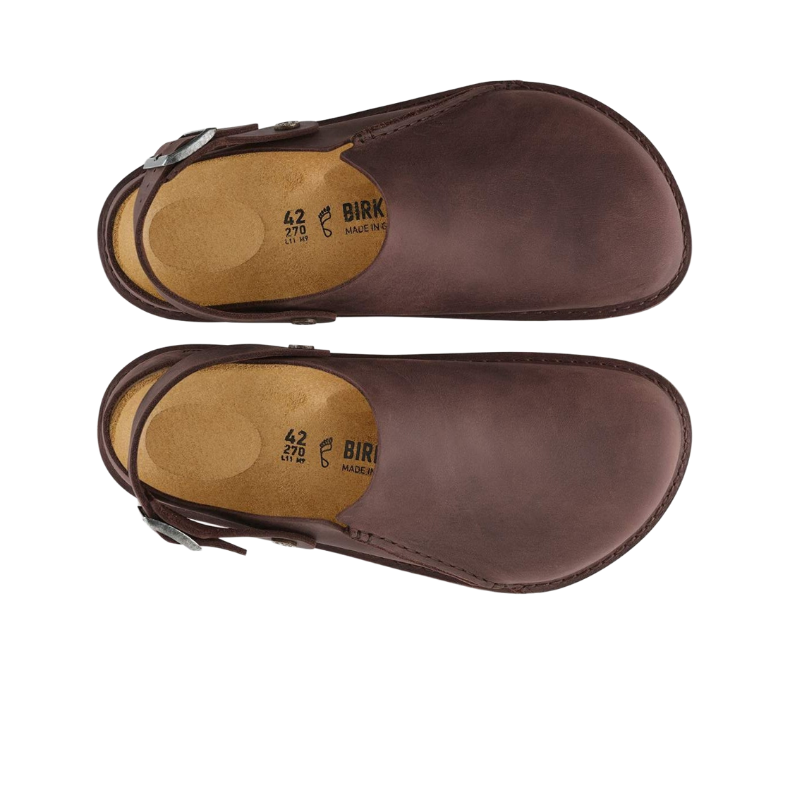 버켄스탁 루트리 프리미엄 와이드 스트랩 내츄럴 레더 오일드 하바나 - 내로우(Birkenstock Lutry Premium Wider Strap Natural Leather Oiled Habana - Narrow) - 2
