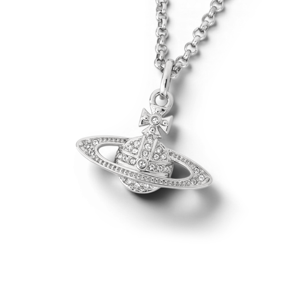 비비안 웨스트우드 미니 바스 릴리프 펜던트 실버(Vivienne Westwood Mini Bas Relief Pendant Silver) - 3