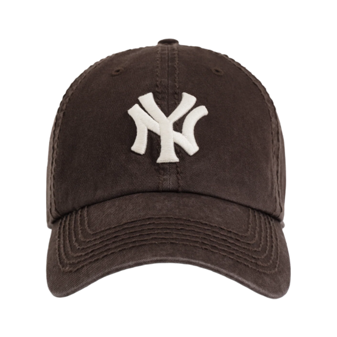 매드해피 뉴욕 양키스 워시드 보타이 햇 다크 커피(Madhappy New York Yankees Washed Bowtie Hat Dark Coffee) - 1
