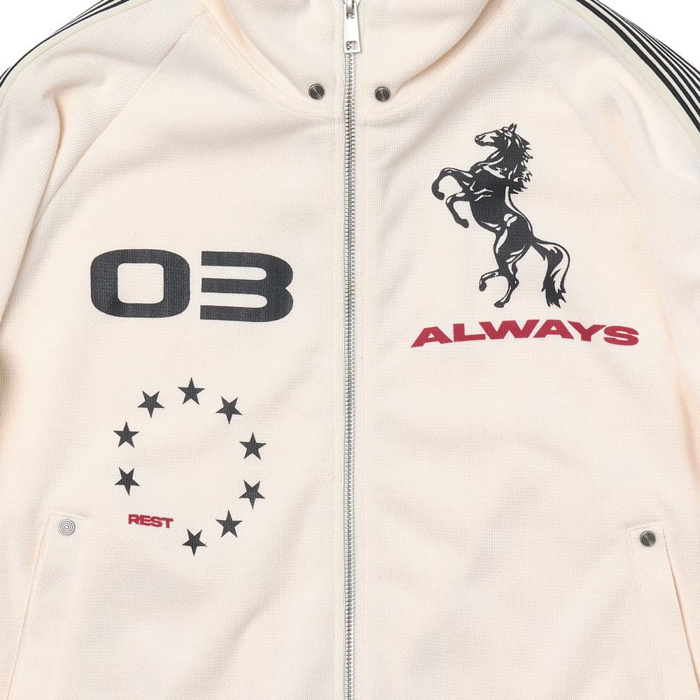 아모우 홀스 트랙 자켓 크림(AMOU Horse Track Jacket Cream) - 2