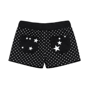 venhit Star Dot Banding Pants Black
