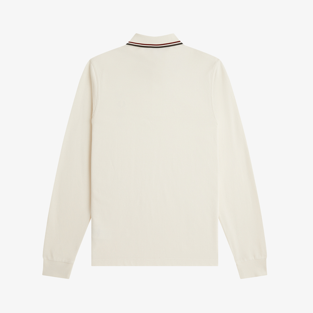 프레드페리 M3636 롱슬리브 트윈 팁 프레드페리 셔츠 에크루 브랜디 나이트그린(Fred Perry M3636 L/S Twin Tipped Fred Perry Shirt Ecru Brandy Night Green) - 5
