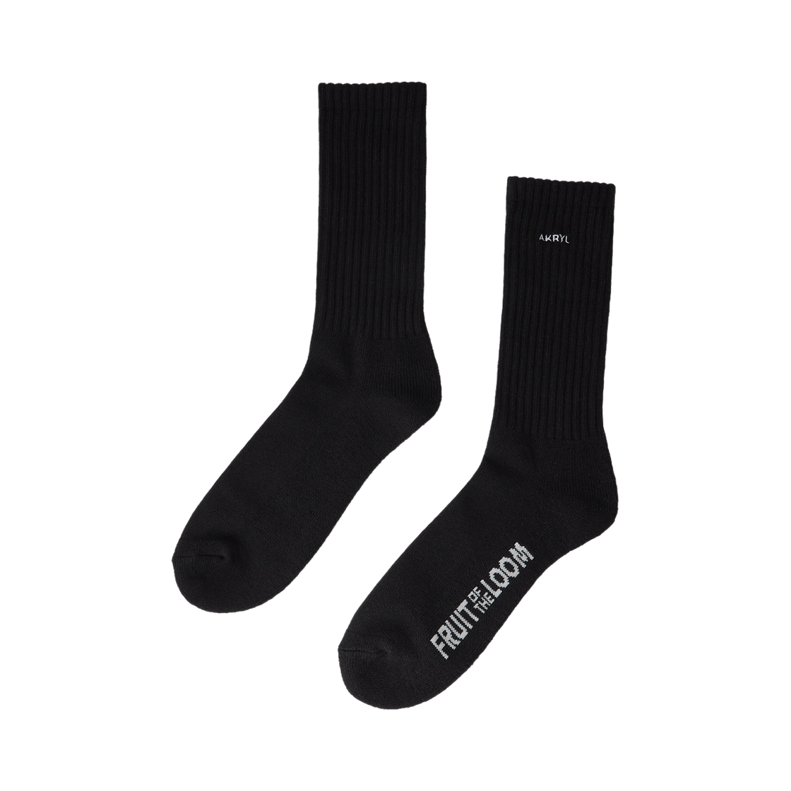 아크릴 프루츠 아이콘 삭스 블랙 - 26FW(AKRYL Fruits Icon Socks Black - 26FW) - 2
