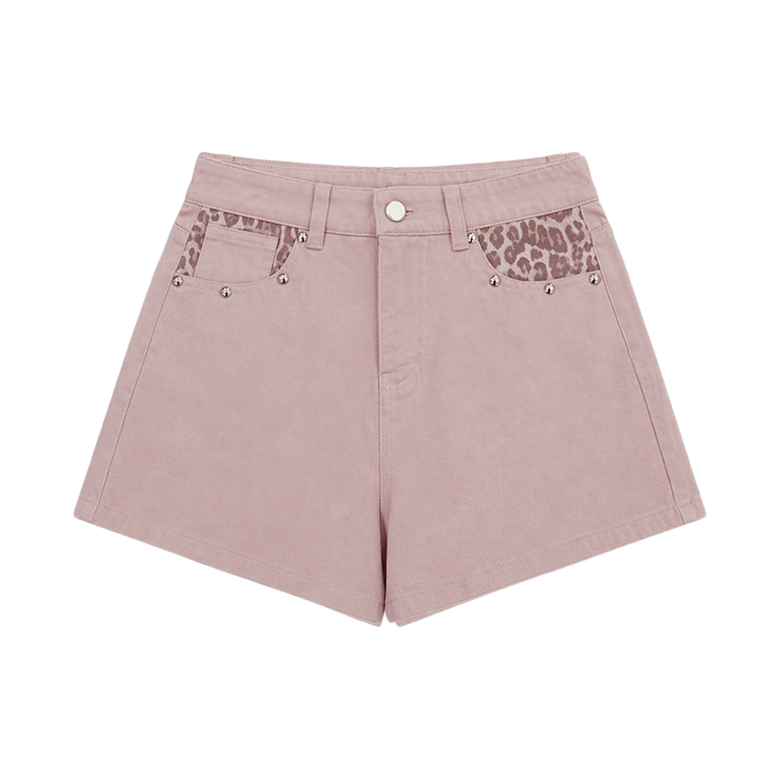 벤힛 레오파드 패치 숏팬츠 핑크(venhit Leopard Patch Shorts Pink) - 2