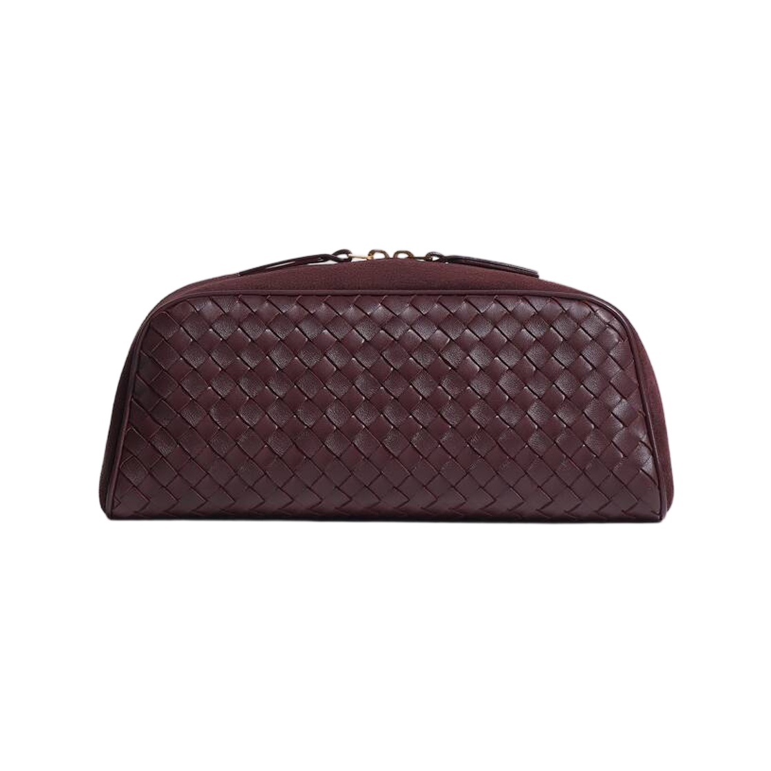 876512V0HW86146 Bottega Veneta Large Nodo Pouch Deep Mahogany