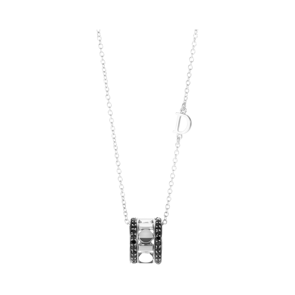 다미아니 벨에포크 릴 블랙 다이아몬드 네클리스 화이트 골드(Damiani Belle Epoque Reel Black Diamonds Necklace White Gold)