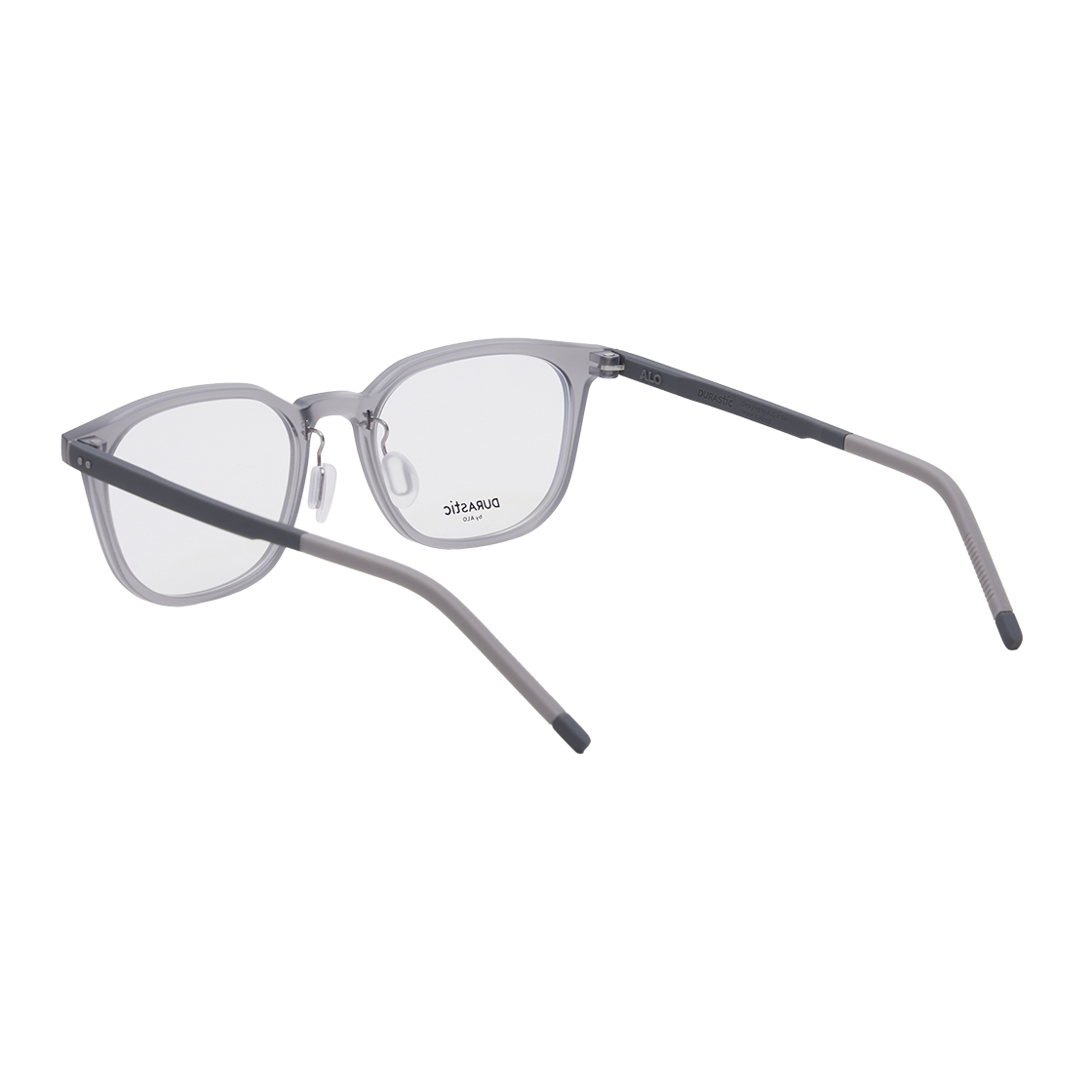 알로아이웨어 [DURASTIC] DRG5603 1010M 웰링턴 스퀘어 실리콘 안경테 그레이(ALO EYEWEAR [DURASTIC] DRG5603 1010M Wellington Square Silicone Glasses Frame Gray) - 3