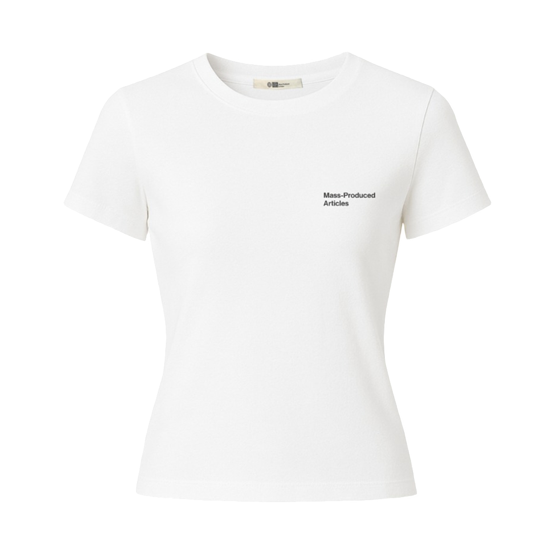 (W) 플라스틱 프로덕트 MPa 티셔츠 화이트((W) Plastic Product MPa T-Shirt White)