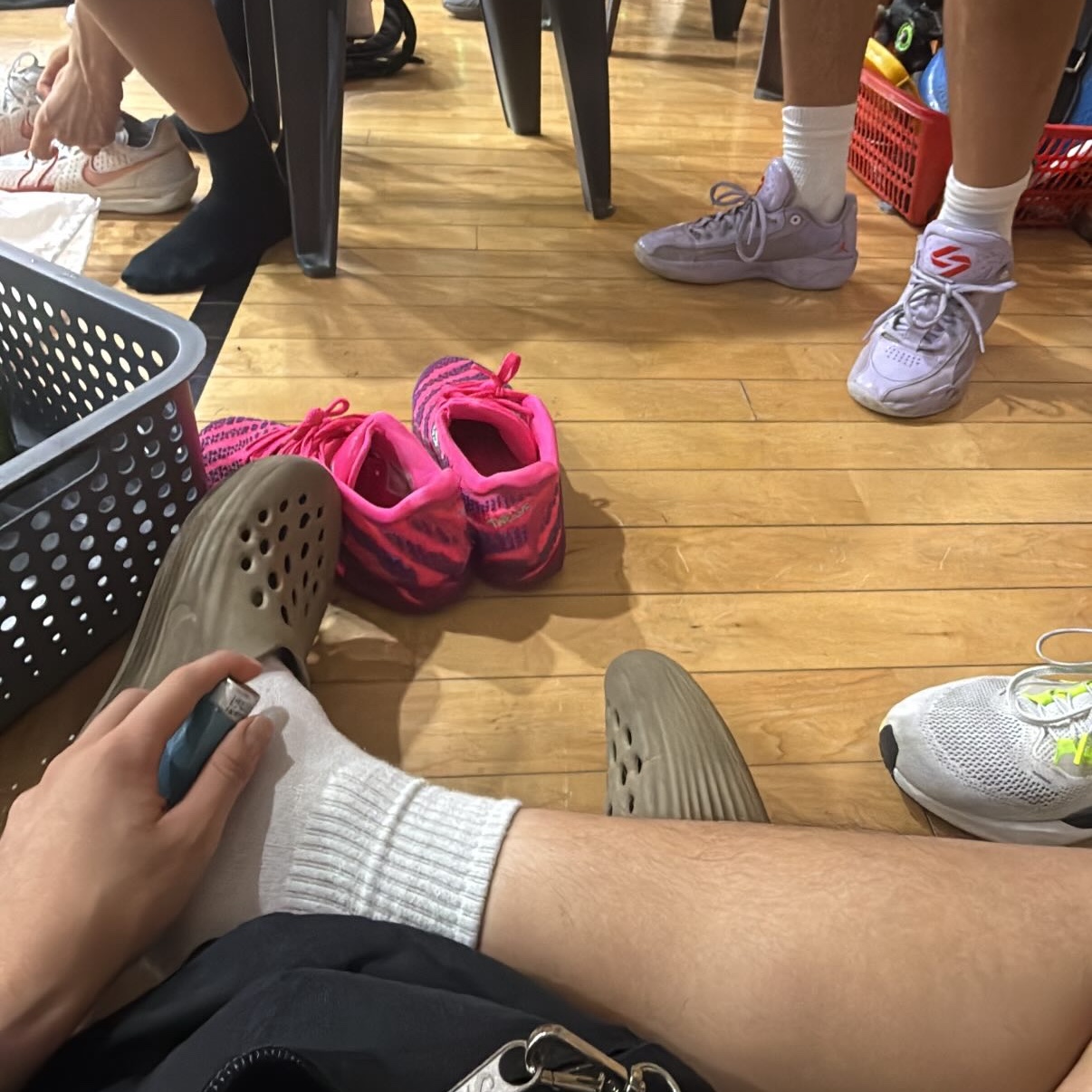 Nike Ja 3 EP Max Volume, Nike ReactX Rejuven8 Khaki 착용 스타일