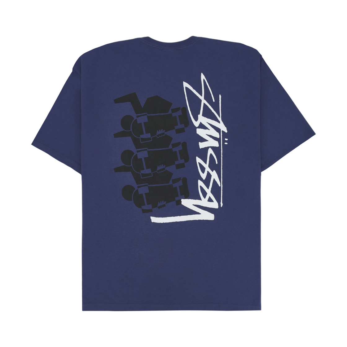 1905178 Stussy Stack Pigment Dyed T-Shirt Indigo