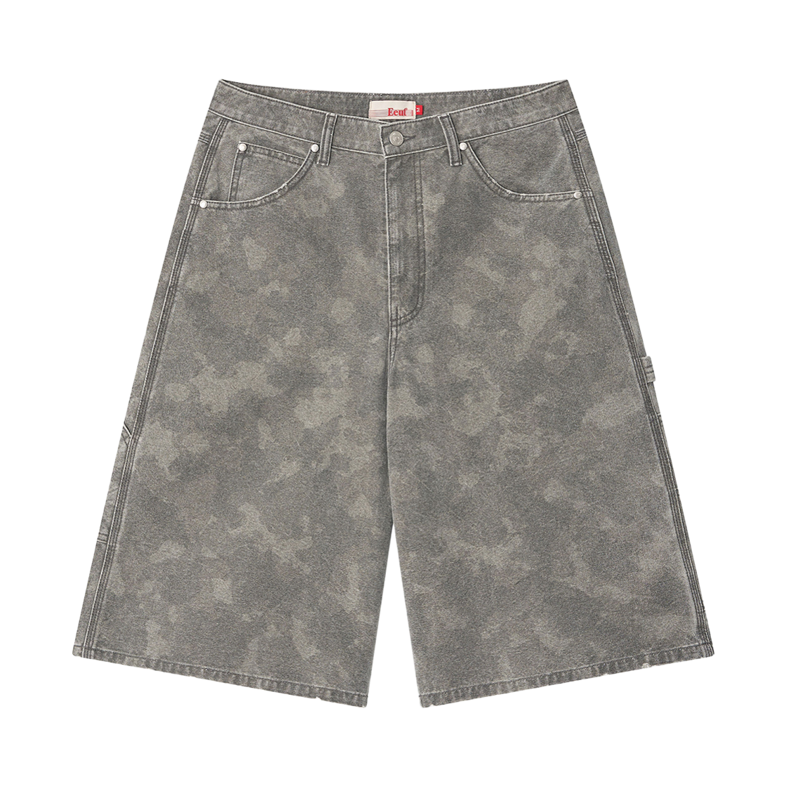 이우트 빈티지 카모 버뮤다 팬츠 카키(EEUT Vintage Camo Burmuda Pants Khaki)
