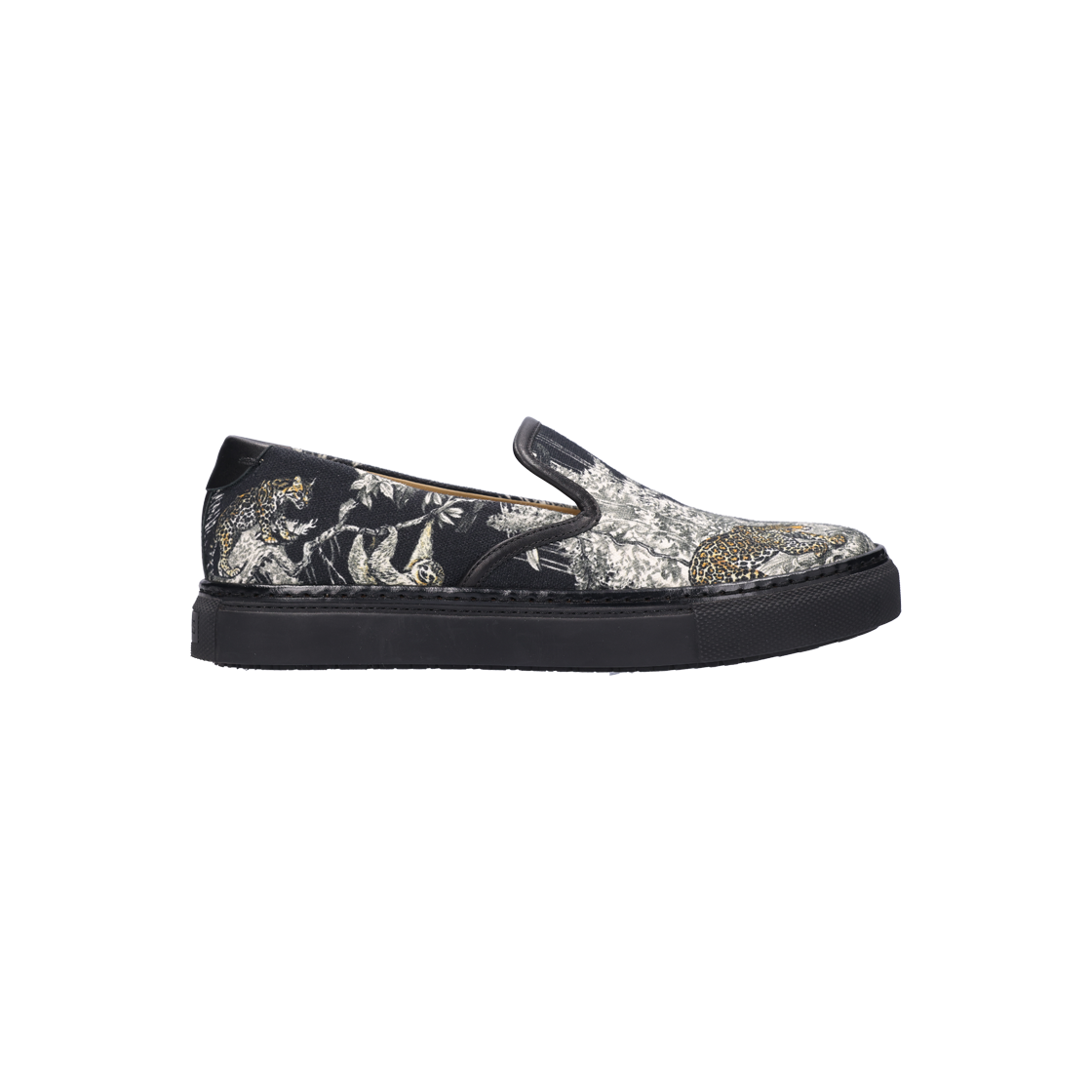 IT35CNNNRU4K Hermes Equateur Print Kick Slip On Sneakers