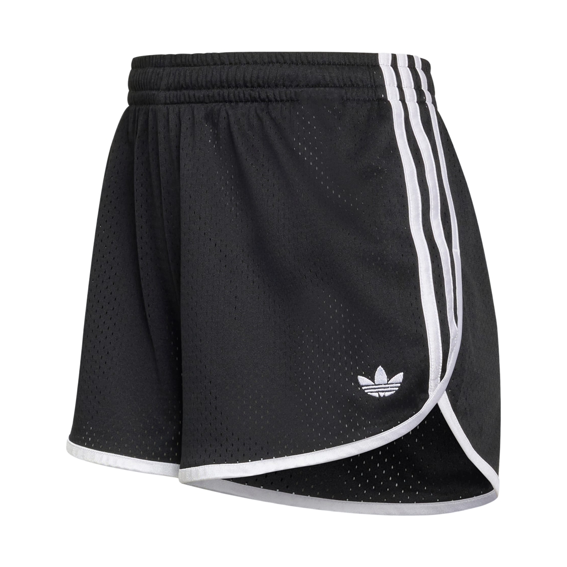 KS6792 (W) Adidas 3-Stripes Mesh Sprinter Shorts Black White - KR Sizing