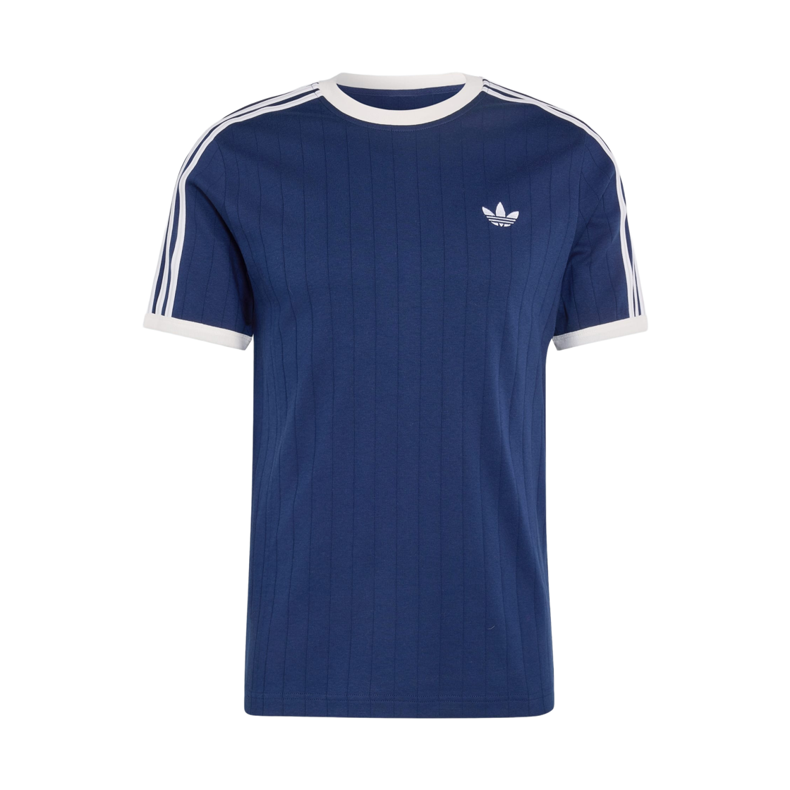 KS7448 Adidas Originals Drop Needle 3-Stripes T-Shirt Night Indigo - KR Sizing