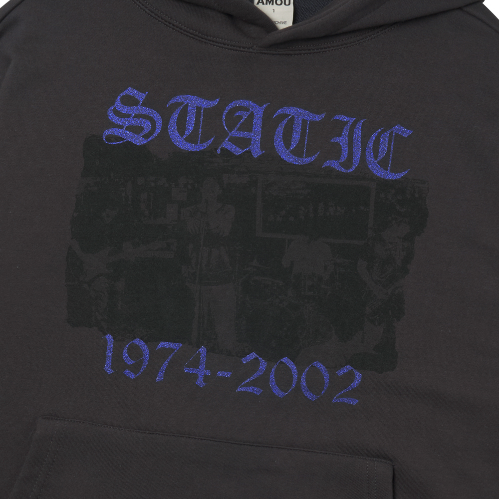 아모우 스태틱 후디 차콜그레이(AMOU Static Hoodie Chacoal Gray) - 2