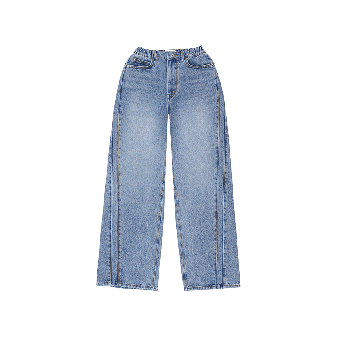 라츠유 시에라 사이드 컷 와이드 스트레이트 진(LOTS YOU Sierra Side-Cut Wide Straight Jeans) - 1