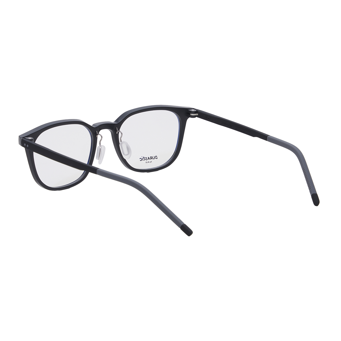 알로아이웨어 [DURASTIC] DRG5603 0909M 웰링턴 스퀘어 실리콘 안경테 블랙(ALO EYEWEAR DRG5603 0909M Wellington Square Silicone Glasses Frame Black) - 3
