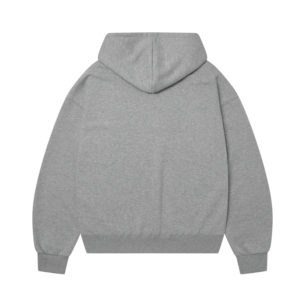 아모우 유에스에이 페인티드 후디 그레이(AMOU USA Painted Hoodie Gray) - 2