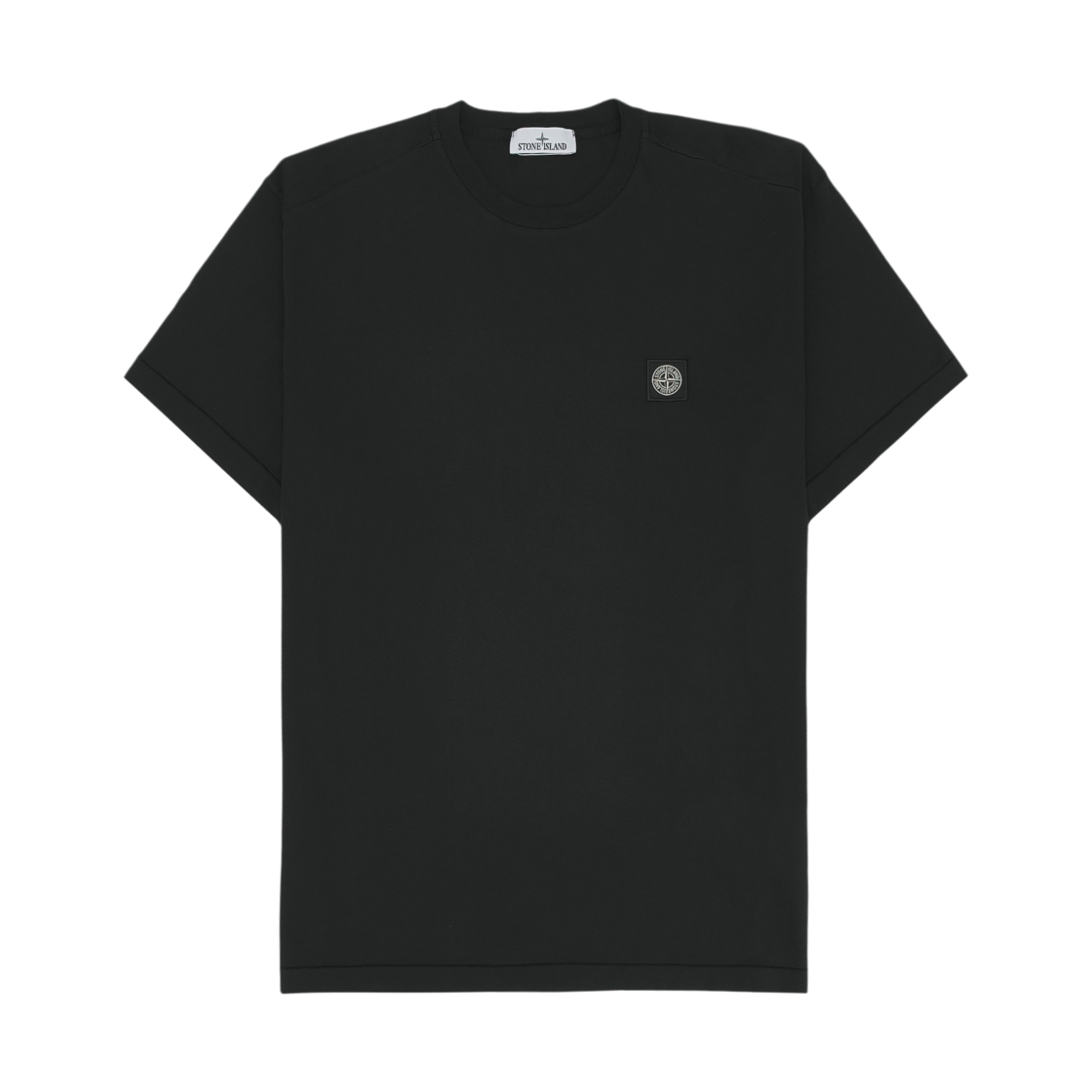 스톤 아일랜드 2100027 60/2 코튼 저지 슬림핏 컴퍼스 패치 티셔츠 블랙 - 26SS(Stone Island 2100027 60/2 Cotton Jersey Slim-Fit T-Shirt with Compass Patch Black - 26SS)
