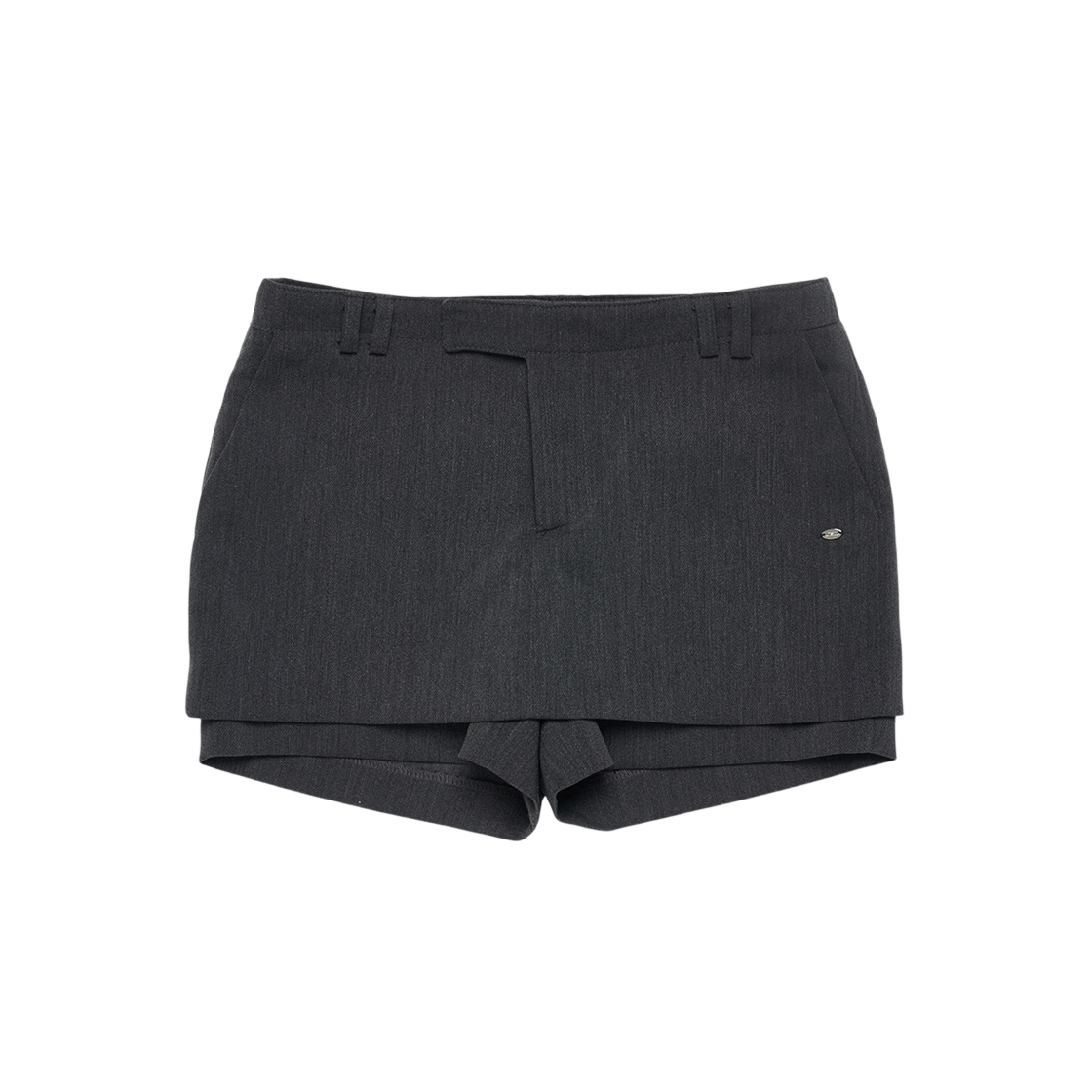 라츠유 원더 원더 스트랩 스커트 차콜(LOTS YOU Wonder Wander Strap Skirt Charcoal) - 1