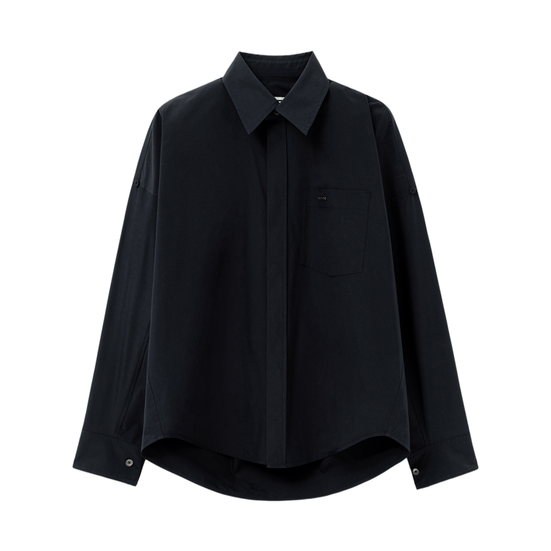M261SH12863N (W) Wooyoungmi Roll-Up Shirt Navy - 26SS
