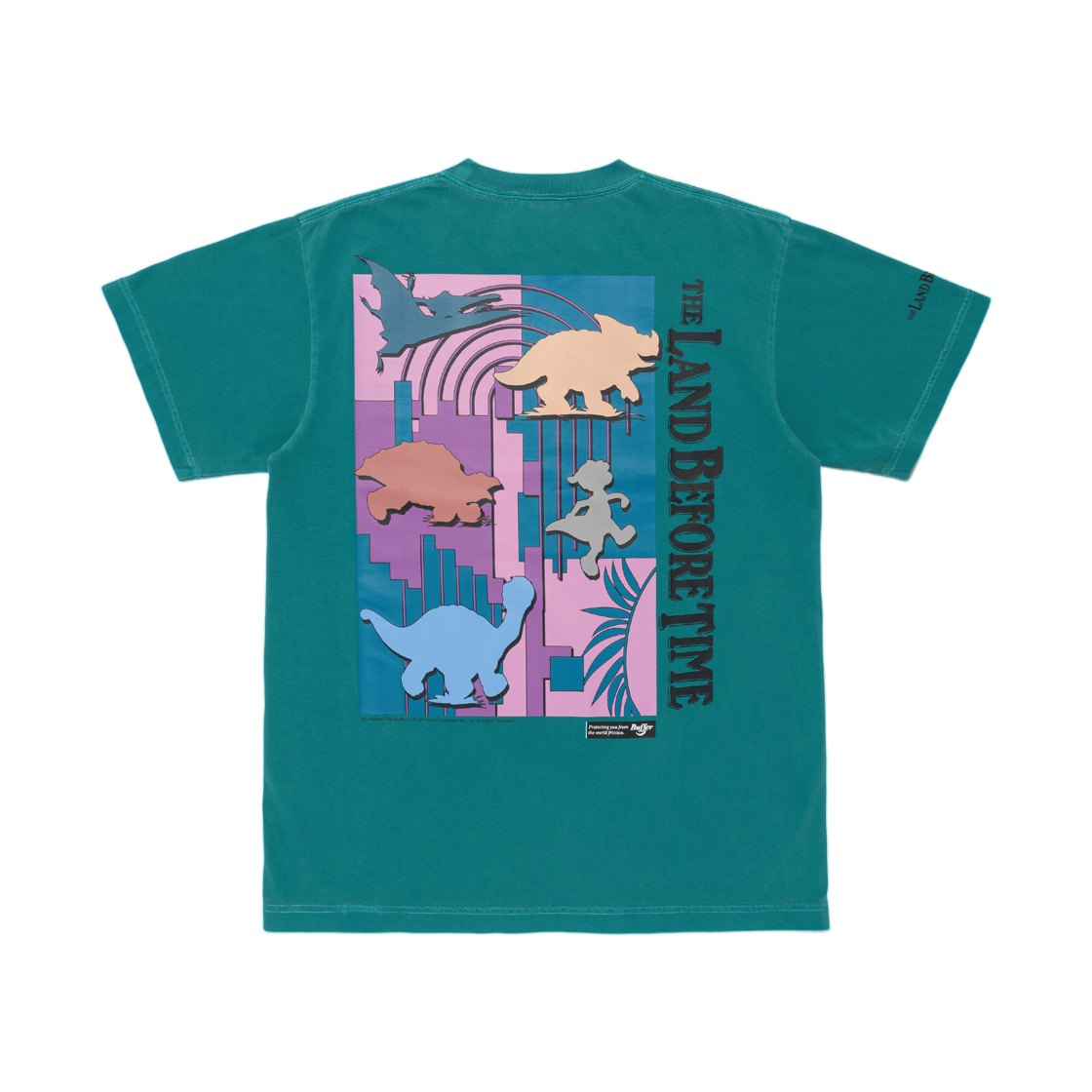 버퍼 더 랜드 비포 타임 다이노소어 파크 티셔츠 그린(Buffer The Land Before Time Dinosaur Park T-Shirt Green)