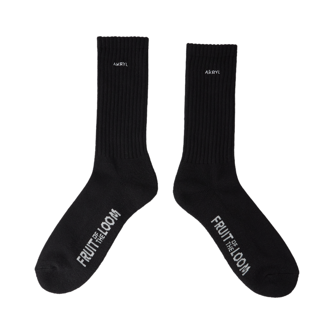 아크릴 프루츠 아이콘 삭스 블랙 - 26FW(AKRYL Fruits Icon Socks Black - 26FW) - 3