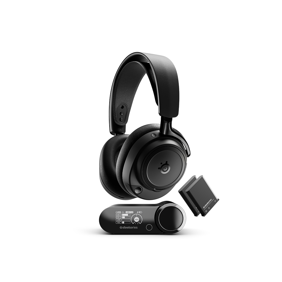 스틸시리즈 Arctis Nova Elite 무선 게이밍 헤드셋 블랙(steelseries Arctis Nova Elite WL gaming headset)