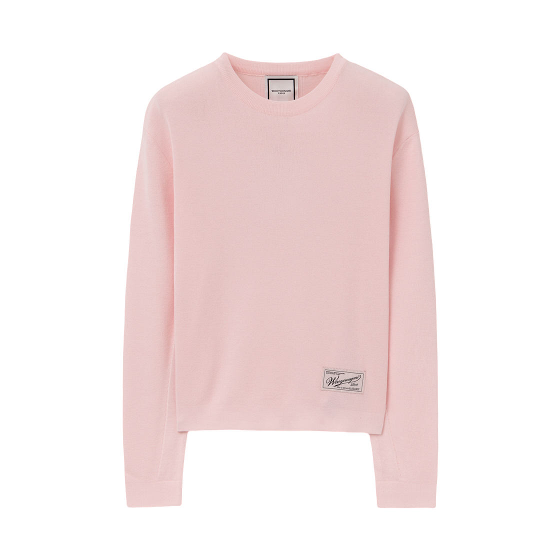 M261KN01535P (W) Wooyoungmi Round Neck Sweater Pink - 26SS