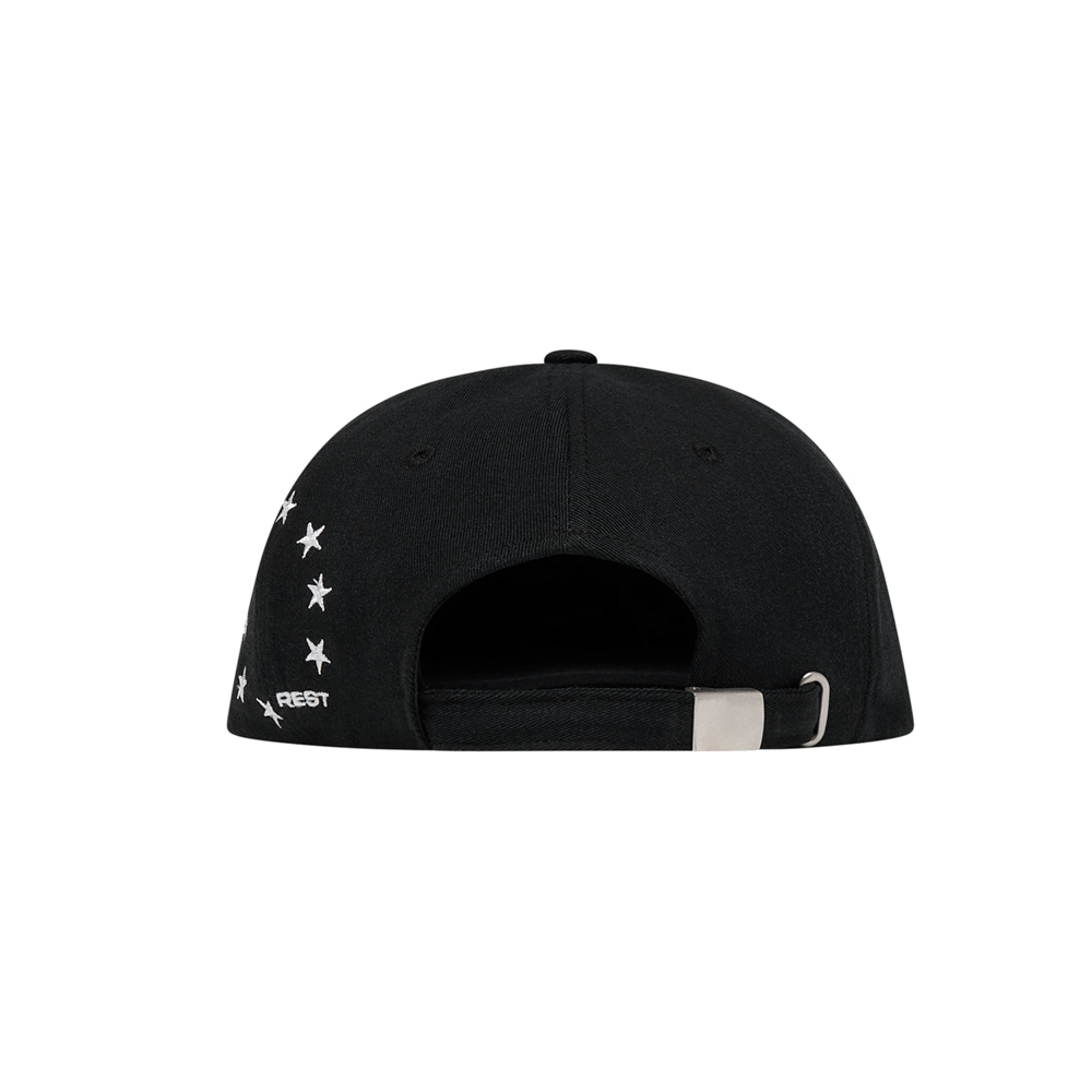 아모우 03 스타 서클 5 패널 캡 블랙(AMOU 03 Star Circle 5 Pannel Cap Black) - 3