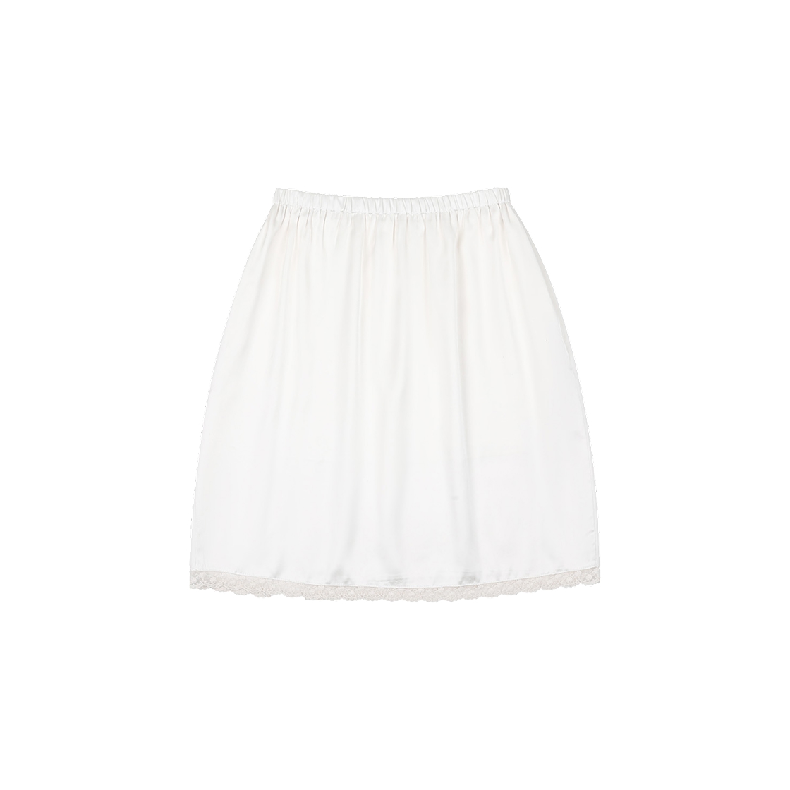 라츠유 알리사 새틴 스커트 아이보리(LOTS YOU Alyssa Satin Skirt Ivory) - 2