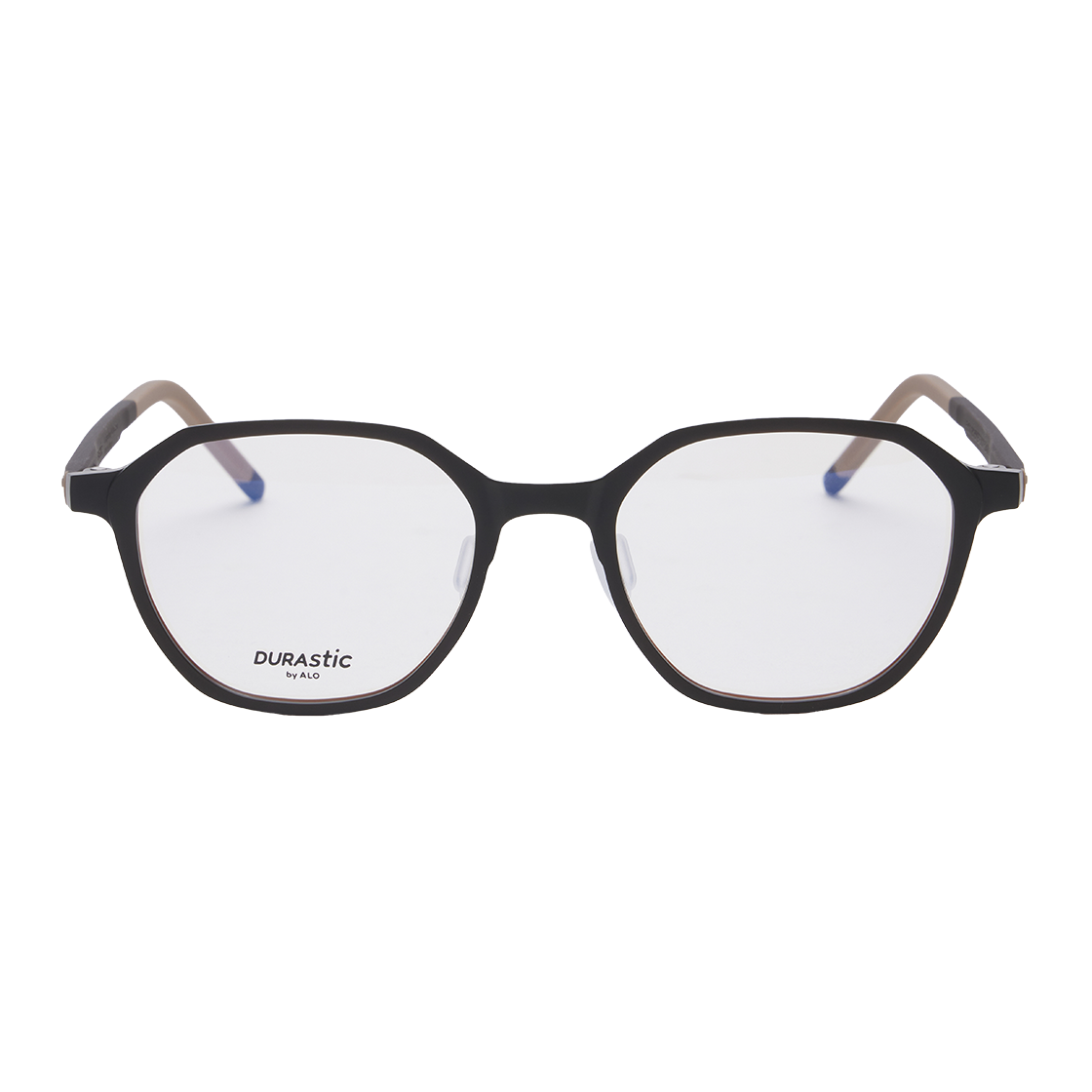 알로아이웨어 [DURASTIC] DRG5601 1616M 스퀘어 판토 실리콘 안경테 브라운(ALO EYEWEAR [DURASTIC] DRG5601 1616M Square Panto Silicone Glasses Frame Brown)